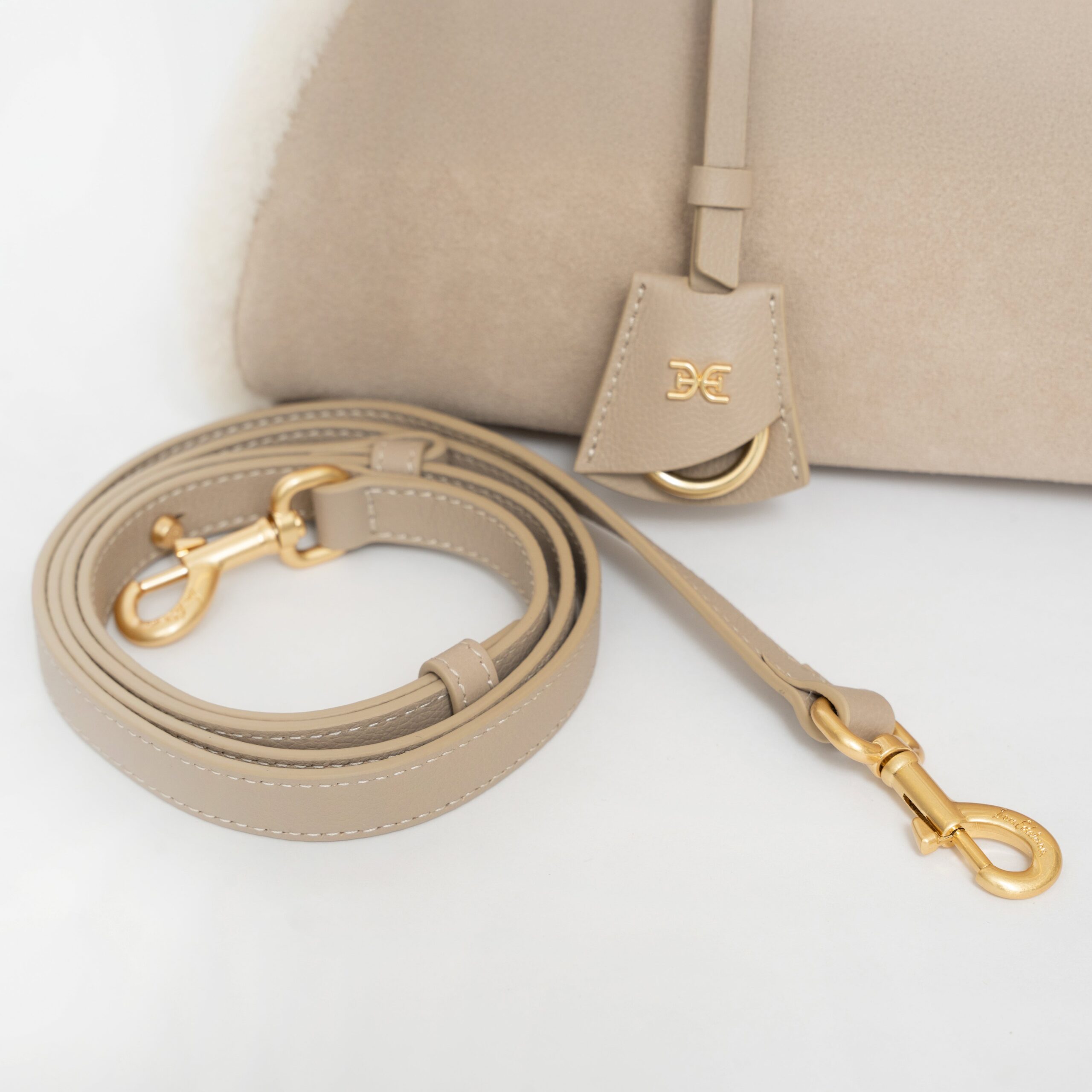 Gaia Shearling Trim Bag - Image 6