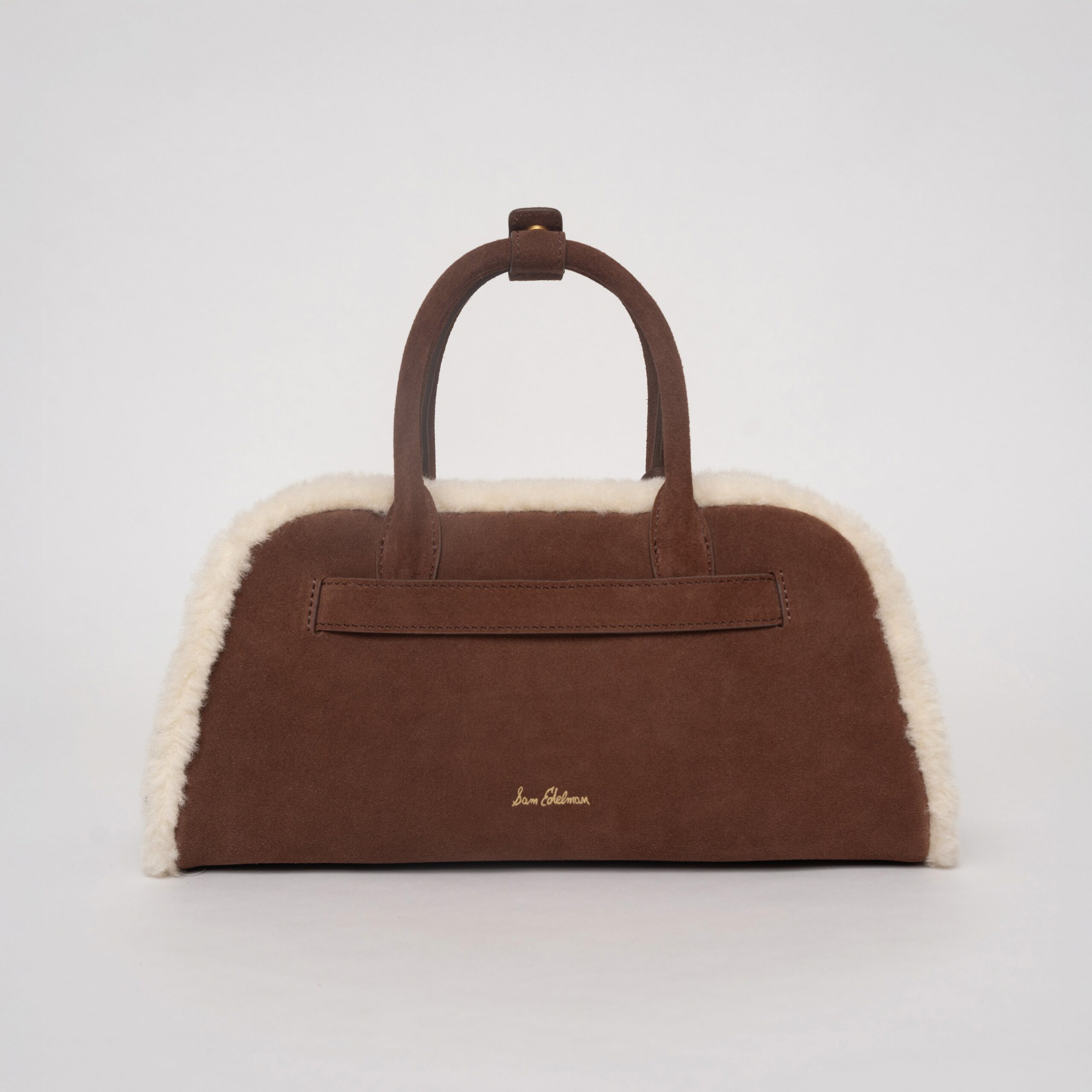 Gaia Shearling Trim Bag - Image 3