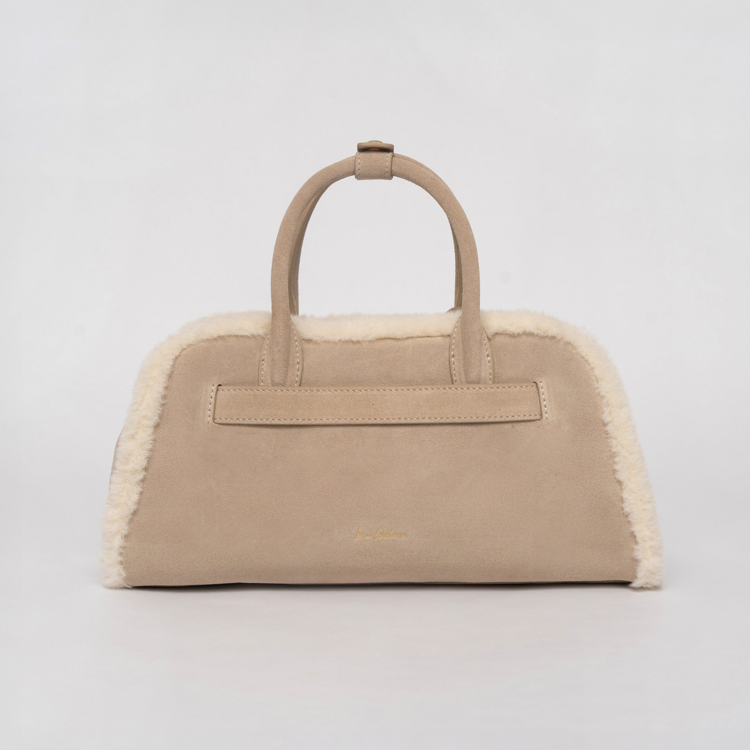 Gaia Shearling Trim Bag - Image 3